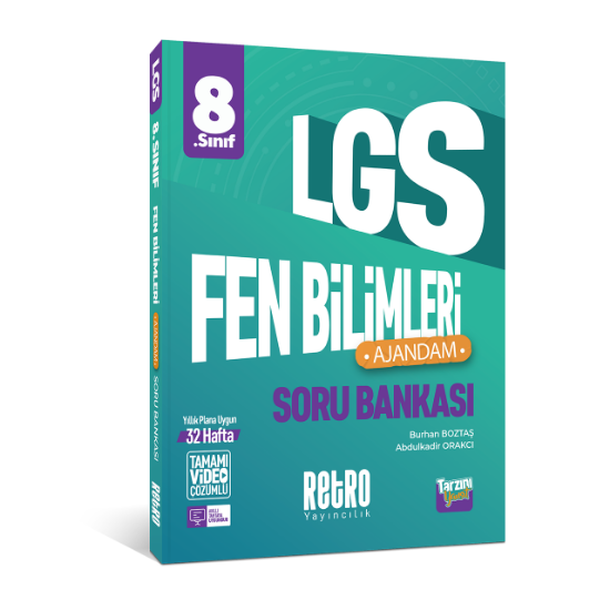 LGS 8.SINIF FEN BİLİMLERİ AJANDAM SORU BANKASI resmi