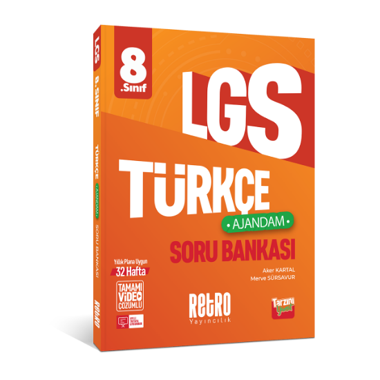 LGS 8.SINIF TÜRKÇE AJANDAM SORU BANKASI resmi